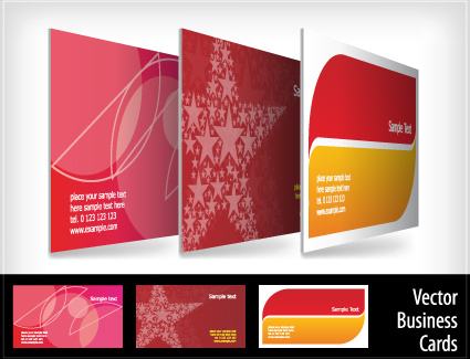 folleto y tarjeta de visita diseño vector