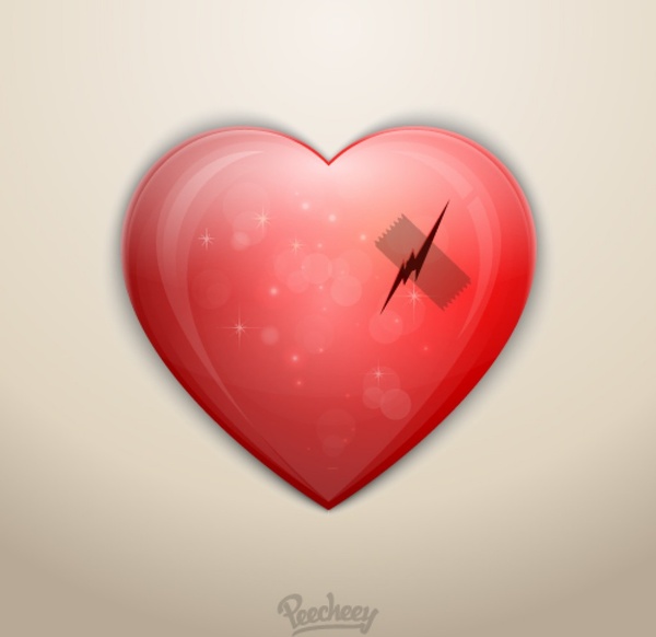 gebrochenes Herz-Symbol