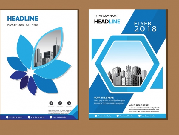 diseño de folleto de plantilla vectorial abstracta de negocio cubierta diseño moderno folleto de cartel de informe anual de diseño en a4 con triángulo