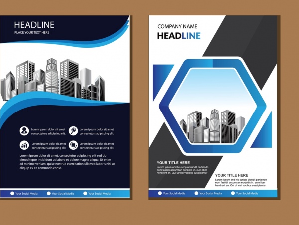 Business abstrato vector template brochura design cover moderno poster relatório anual Flyer em A4 com triângulos coloridos formas geométricas para o