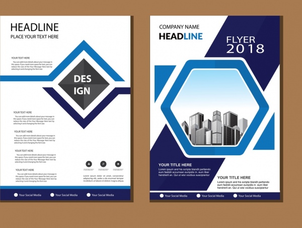 Business abstrato vector template brochura design cover moderno poster relatório anual Flyer em A4 com triângulos coloridos formas geométricas para o