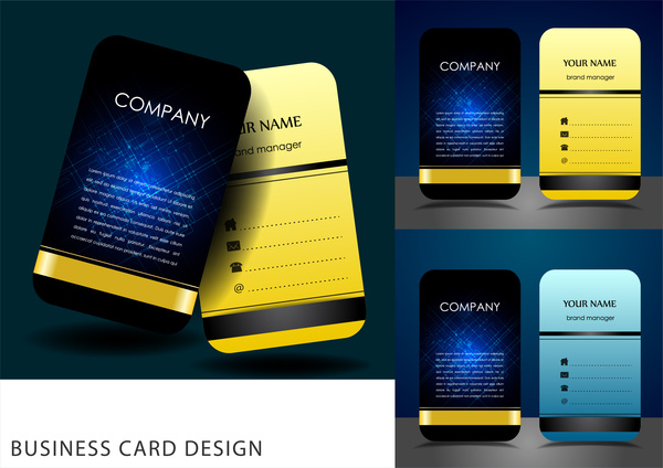 비즈니스 카드 디자인 서식 파일