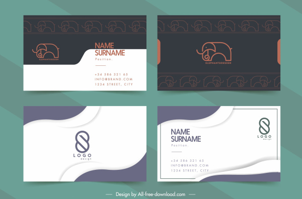 визитная карточка шаблоны классический handdrawn логотип декора