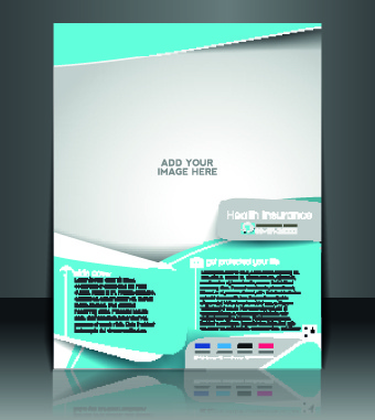 Business Flyer und Broschüre Cover Design Vektor