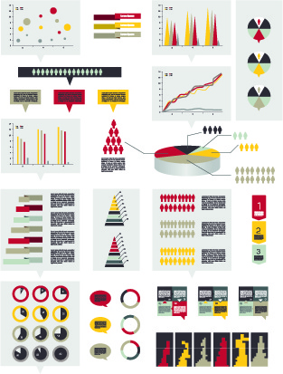 Business creativo di infographic