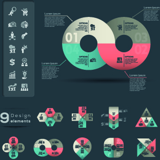 D'affari infographic creativa Standard0