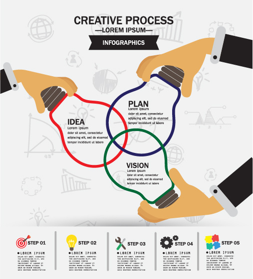 Bisnis infographic kreatif design05