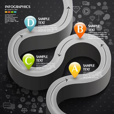 negocios infografía creativa design13