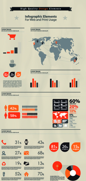 Design creativo 2 affari infographic