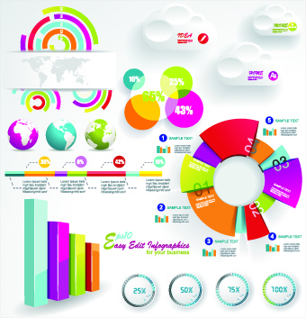 Design creativo 3 affari infographic