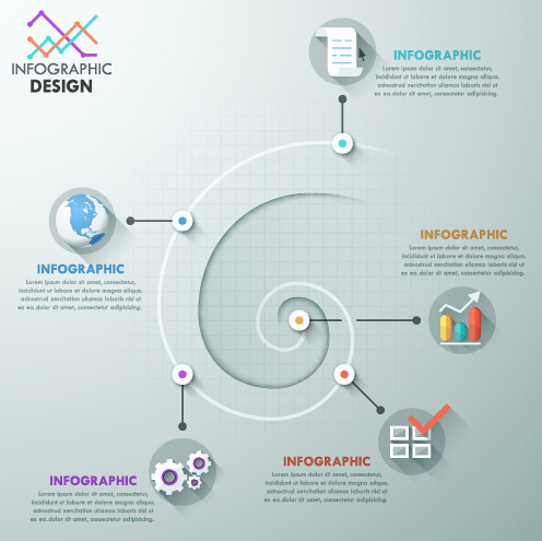 비즈니스 infographic 크리에이 티브 design34