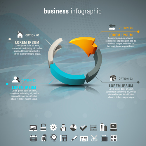 negócios infográfico criativo design45