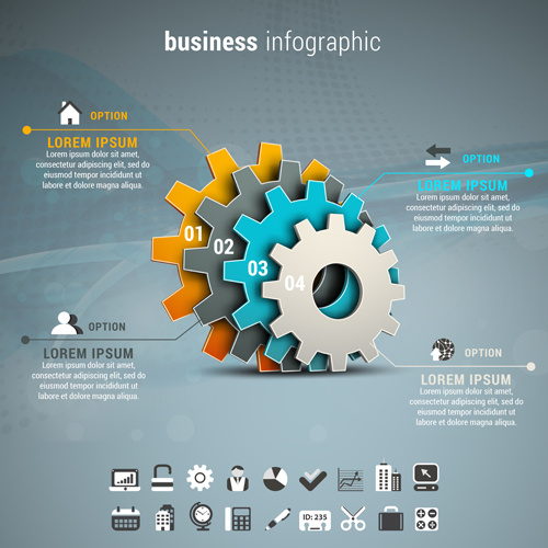 Bisnis infographic kreatif design48