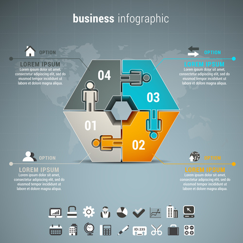 Bisnis infographic kreatif design49