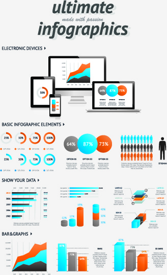 Negócios infográfico design5 criativo