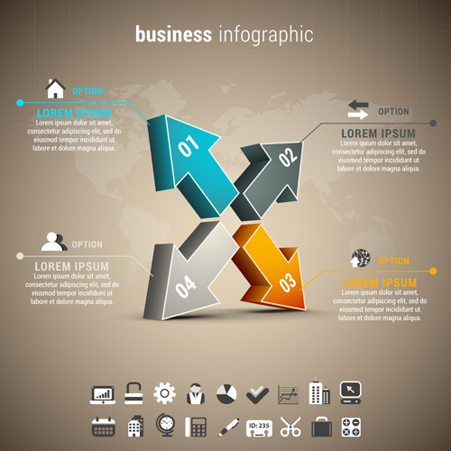 Geschäft Infografik kreative design50