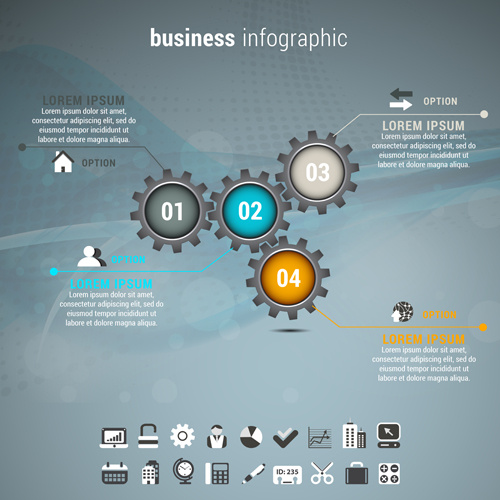 affari infographic creativo design52
