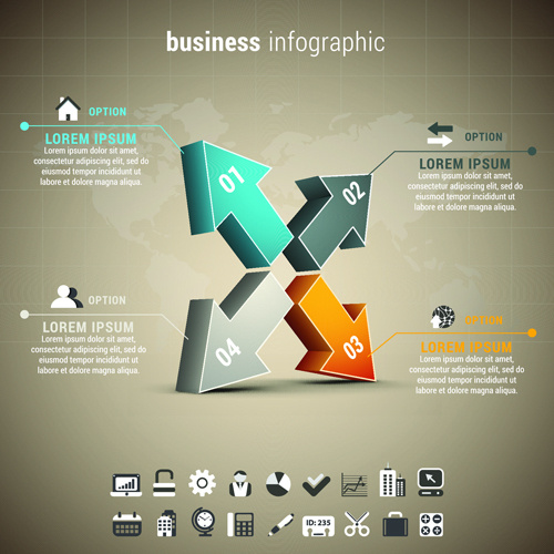 비즈니스 infographic 크리에이 티브 design58