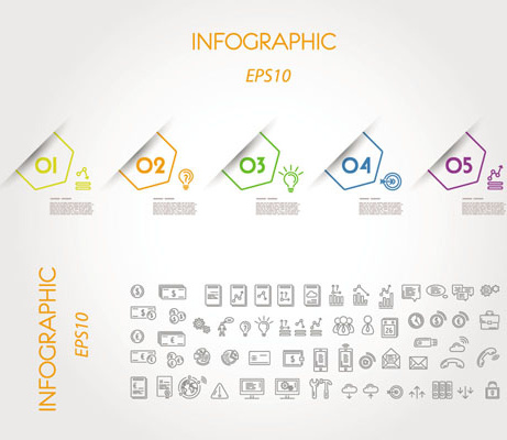 Bisnis infographic kreatif design68