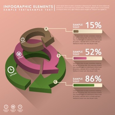 negocios infografía creativa design7