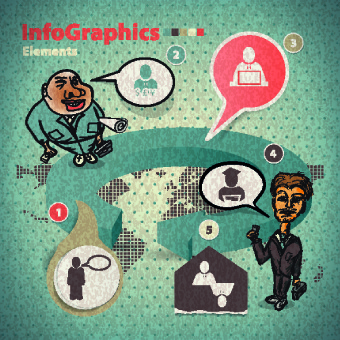 الأعمال الإبداعية infographic design7