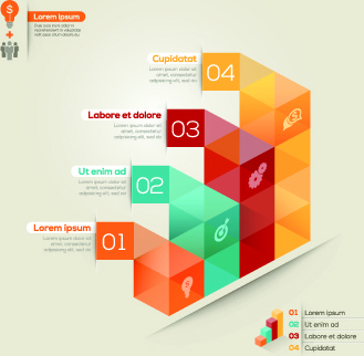 d'affari infographic creativa design7