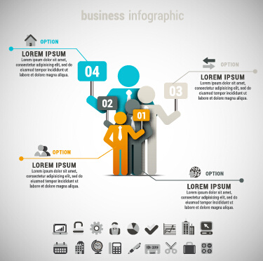 Бизнес инфографики творческий design75