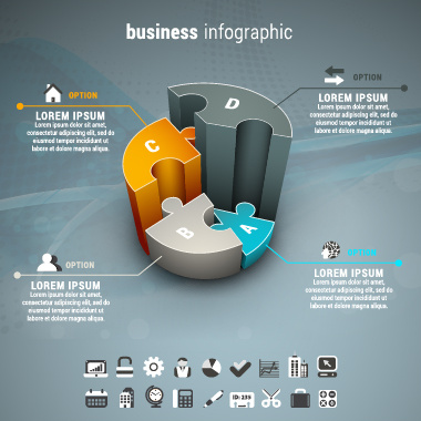 Бизнес инфографики творческий design76