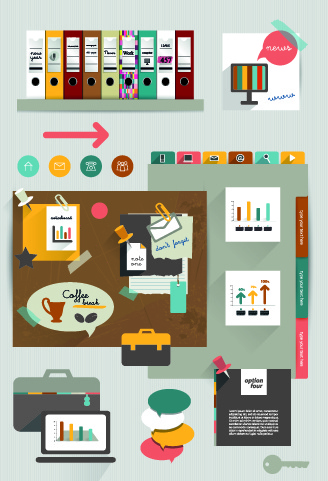 الأعمال الإبداعية infographic design8