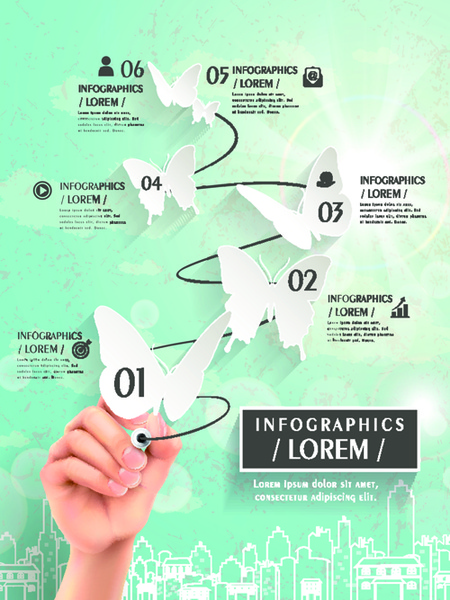 Geschäft Infografik kreative design92