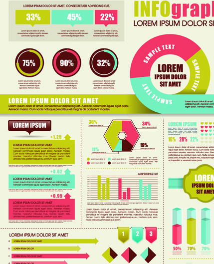 Geschäft Infografik Design Elemente Vektor