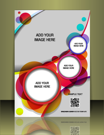 capa de brochura negócios estilo desing vector