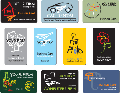Business Style Business Card Design Vector Business Style Business Card Design Vector