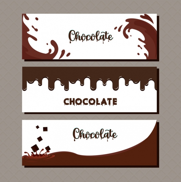 plantillas de portada la tarjeta fusión decoración líquido salpica chocolate