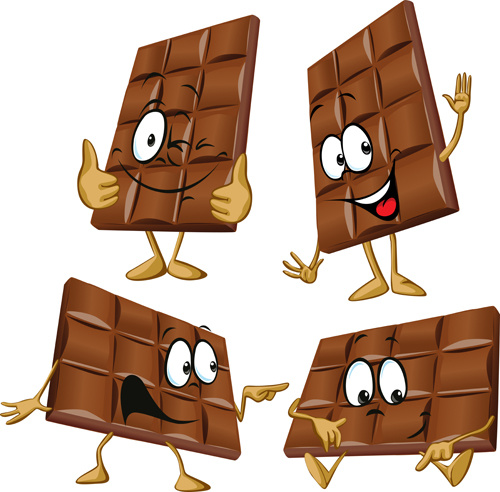 Cartoon Choco Funny Vector Graphic Cartoon Choco Funny Vector Graphic