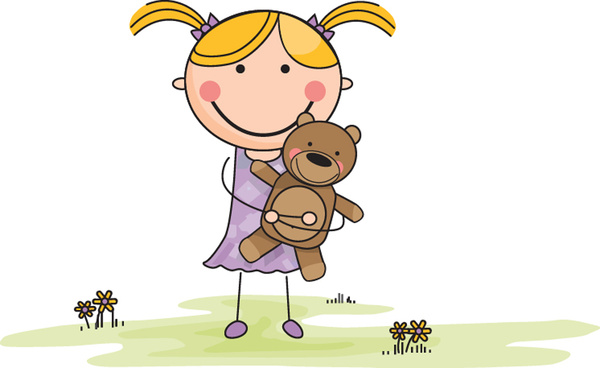 Мультфильм девочка с чучела животных в поле