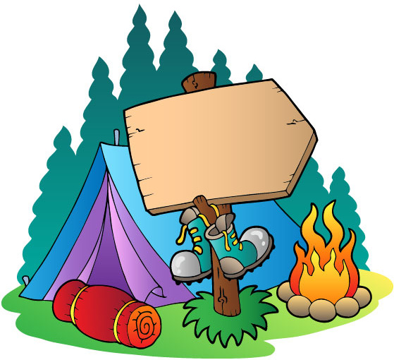Cartoon Summer Camp Elements Illustration Vector-vector Cartoon-free Vector  Free Download