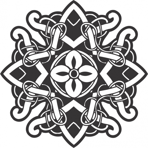 кельтский орнамент украшения свободного искусства векторов