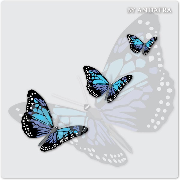 매력적인 나비 나비 배경 벡터 그래픽