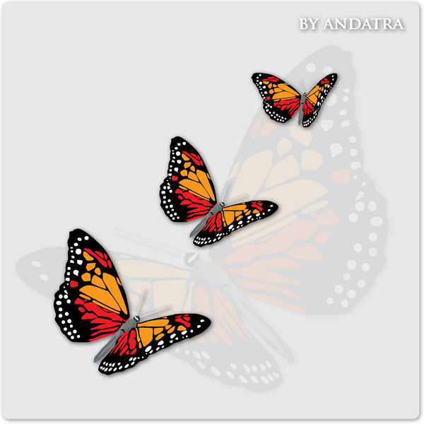 kupu-kupu menawan dengan grafis vektor latar belakang kupu-kupu