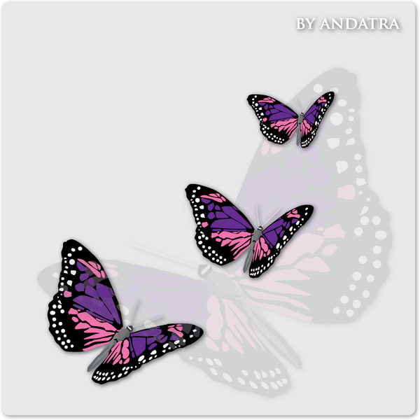 kupu-kupu menawan dengan grafis vektor latar belakang kupu-kupu