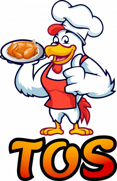 logotipo de vector de carne de pollo diseño profesional diseño logotipo de pollo de alimentos