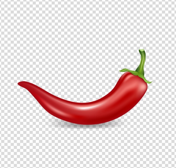 Chili arka plan parlak gerçekçi kırmızı tasarım