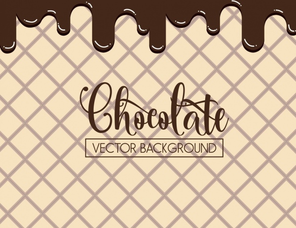 Chocolate Cake Background Melting Decoration Calligraphic Design Vector Trust To Nature Free Vector Free Download
