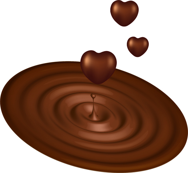 Schokoladenherz Form