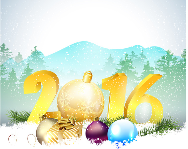 Navidad y feliz año nuevo 2016