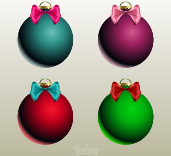 Рождественские шары набор