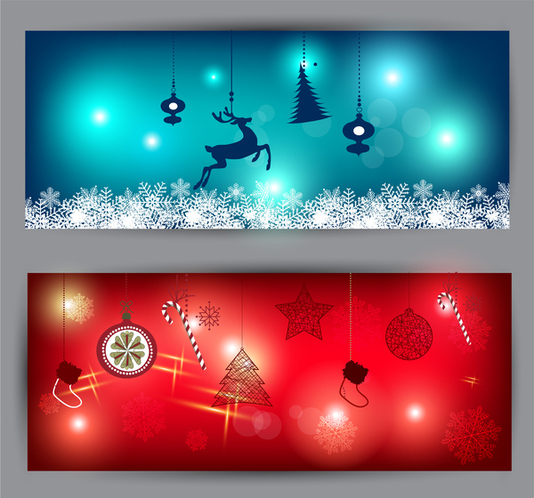 Natal banner ilustrasi