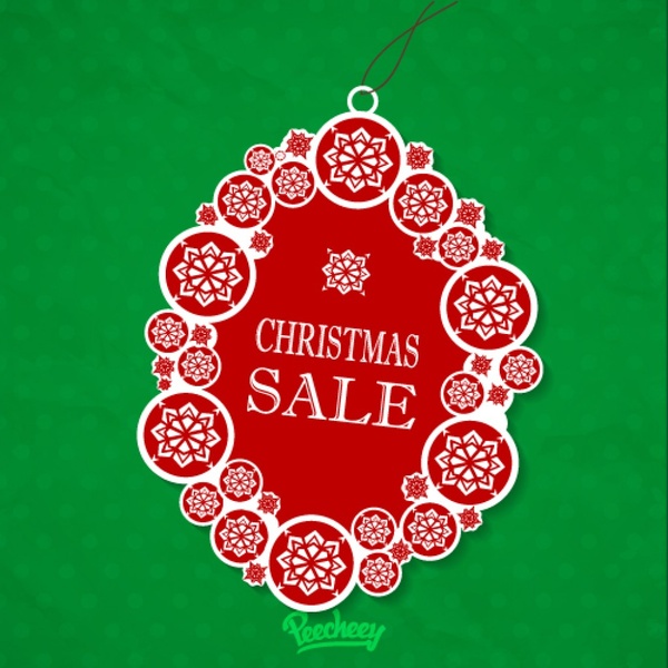 Christmas Sale Tag