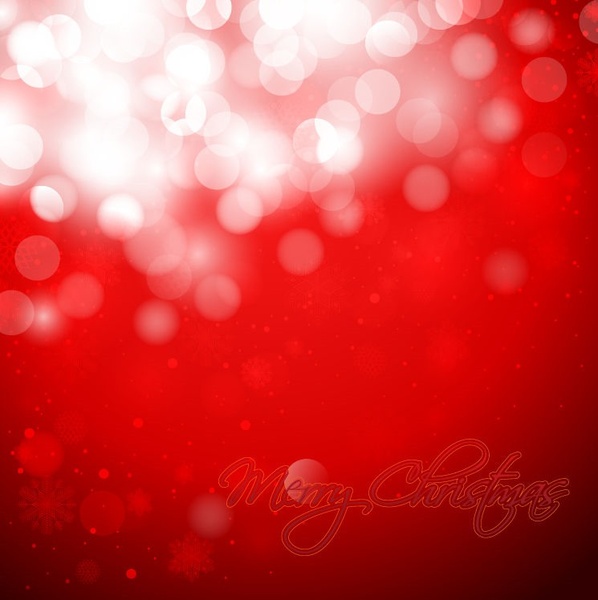 Weihnachten Schneeflocken roten Hintergrund Vektorgrafik